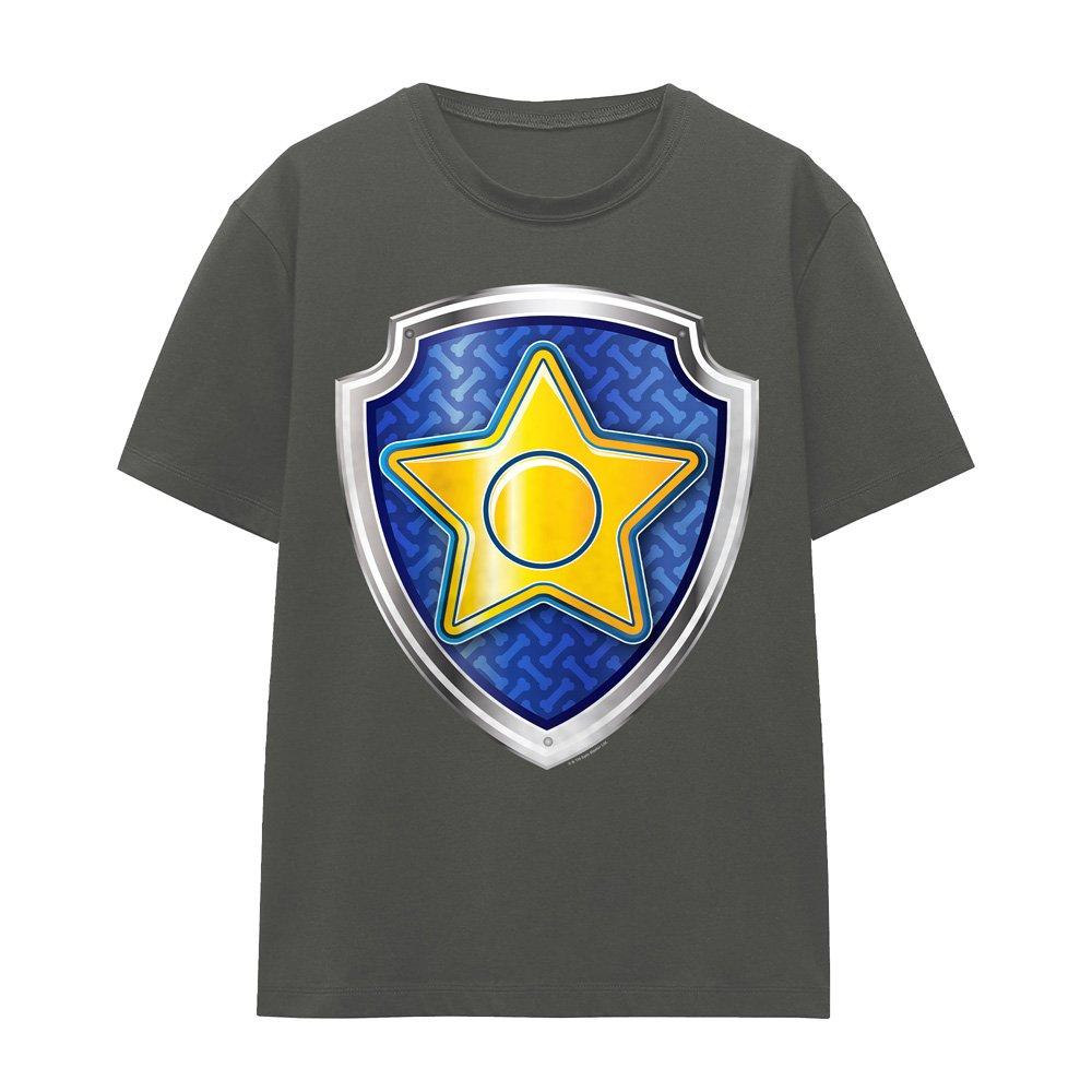 Charcoal - Paw Patrol - Paw Patrol Chase Badge T-Shirt Charcoal - 4