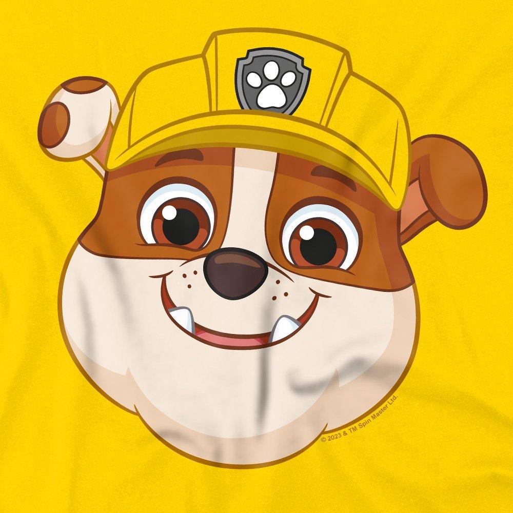 Yellow - Paw Patrol - Paw Patrolrubble Grin Unisex Adult T Shirt Yellow - 2