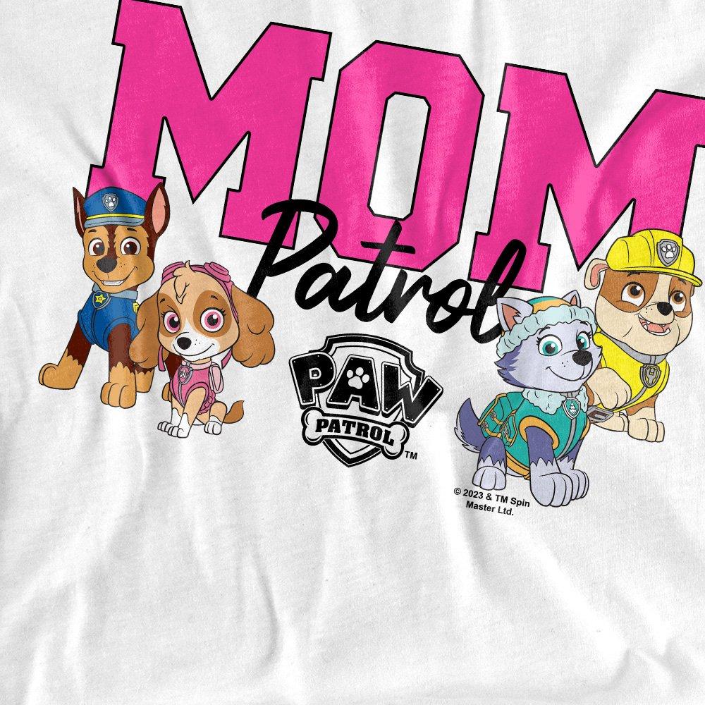 White - Paw Patrol - Paw Patrol MotherS Day Mom Patrol Unisex Adult T - 2