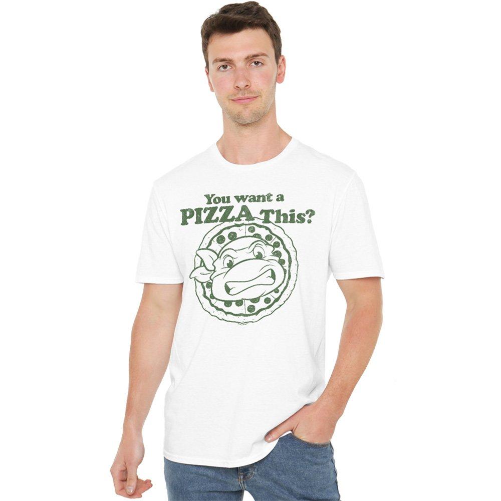 White - Teenage Mutant Ninja Turtles - TMNT TMNT You Want A Pizza Me Unisex T Shirt Whit - 1