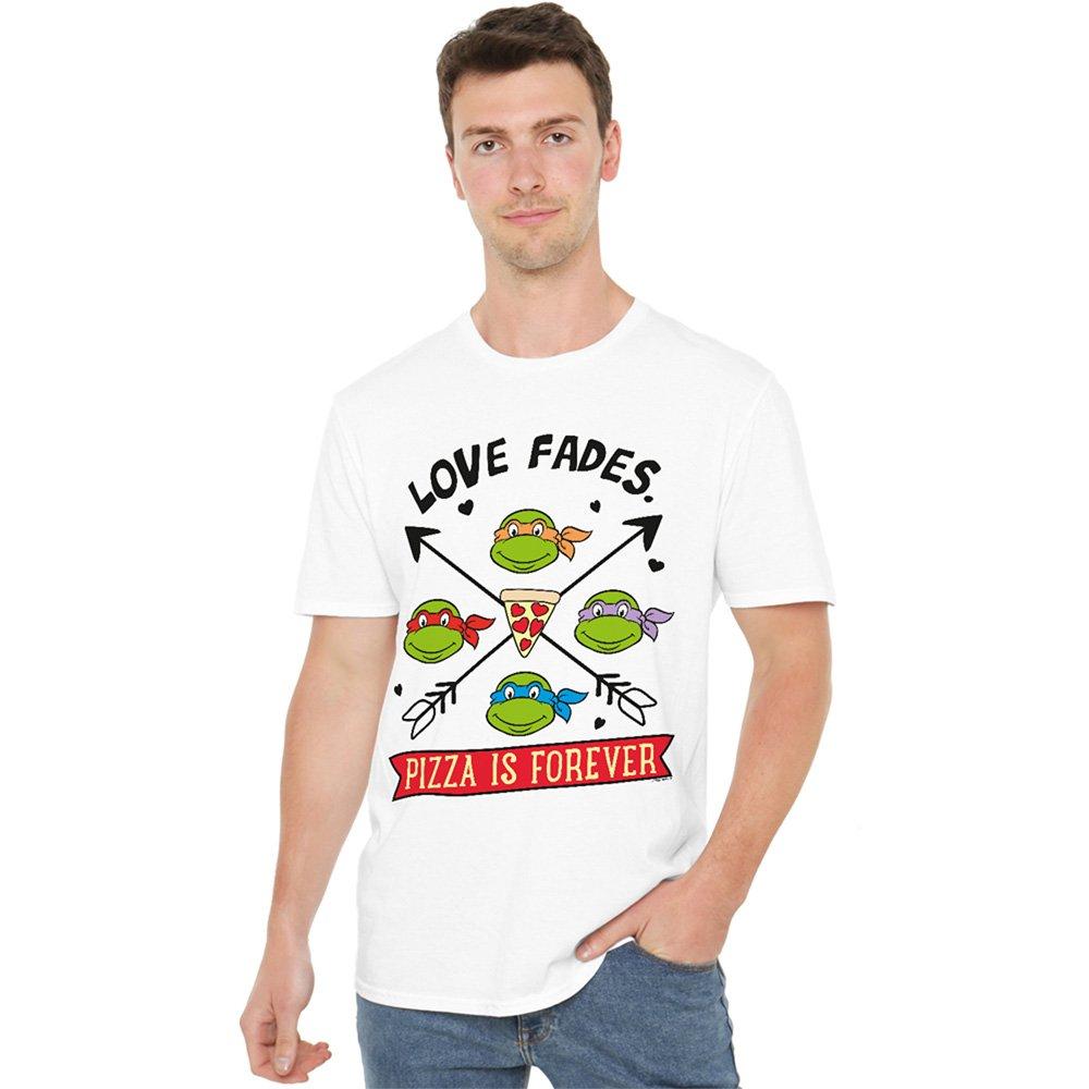 White - Teenage Mutant Ninja Turtles - Tmnt Pizza Is Forever T Shirt White - 1