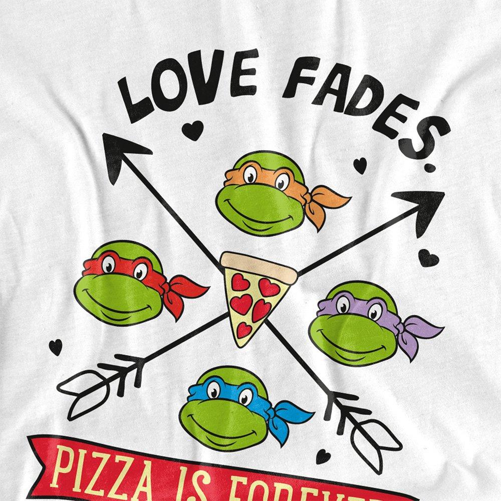 White - Teenage Mutant Ninja Turtles - Tmnt Pizza Is Forever T Shirt White - 2
