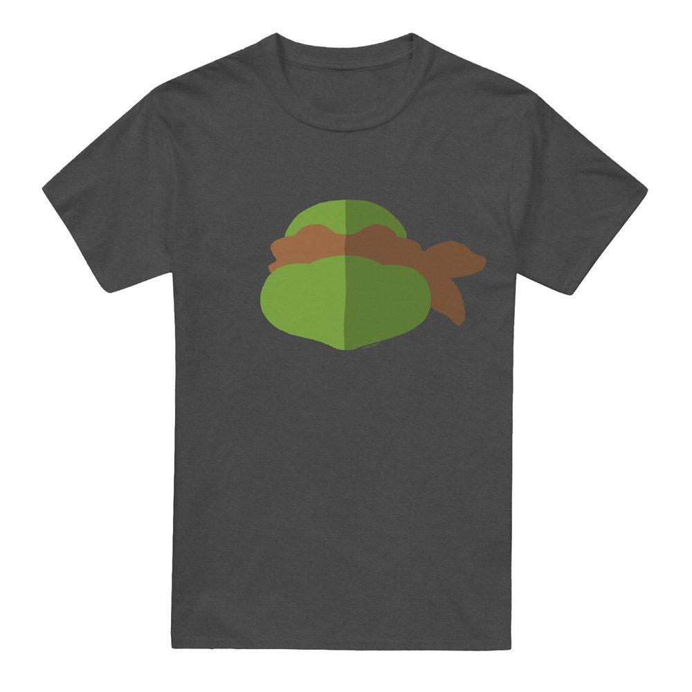 Charcoal - Teenage Mutant Ninja Turtles - Tmnt Mikey Face-Uk Heather-Charcoal - 4