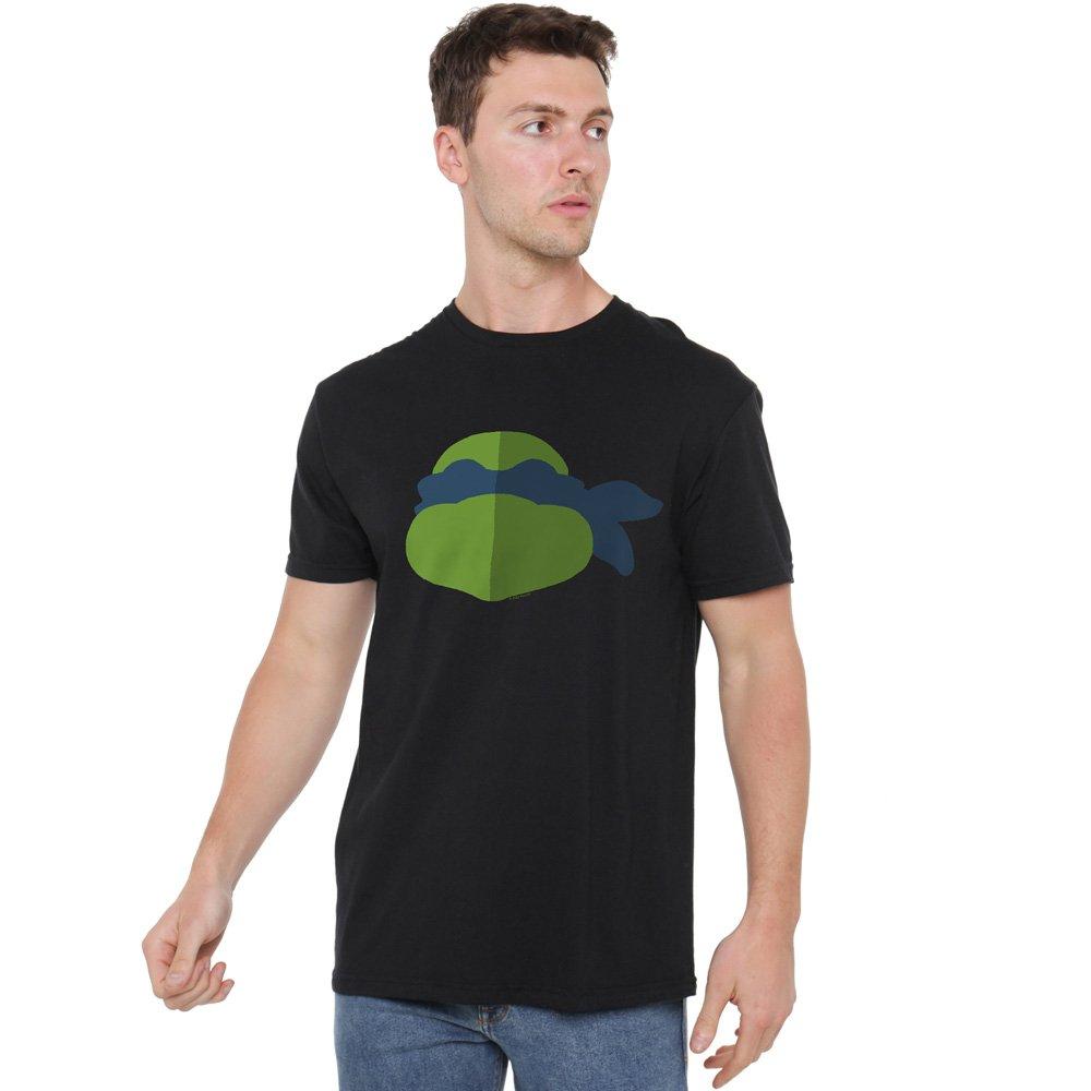 Black - Teenage Mutant Ninja Turtles - TMNT Leo Face Unisex Adult T Shirt Black - 1