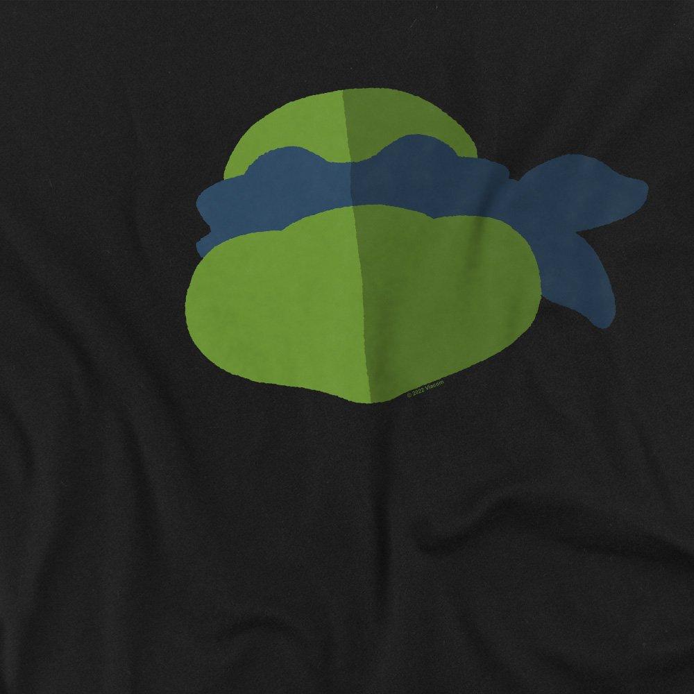 Black - Teenage Mutant Ninja Turtles - TMNT Leo Face Unisex Adult T Shirt Black - 2