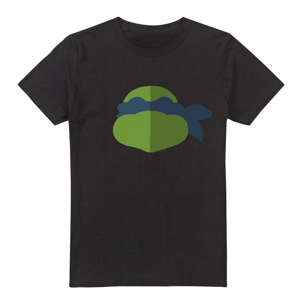 Black - Teenage Mutant Ninja Turtles - TMNT Leo Face Unisex Adult T Shirt Black - 4