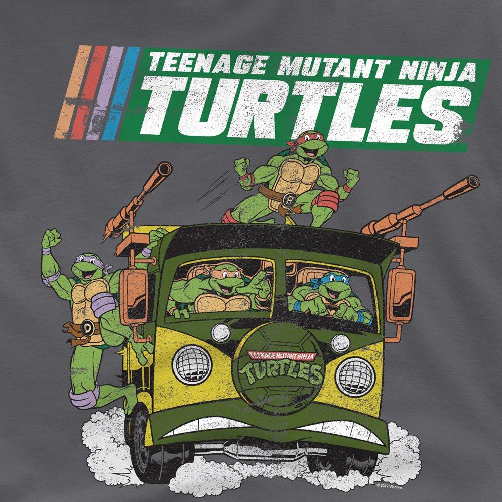 Charcoal - Teenage Mutant Ninja Turtles - Tmnt Tmnt Van T Shirt Charcoal - 2