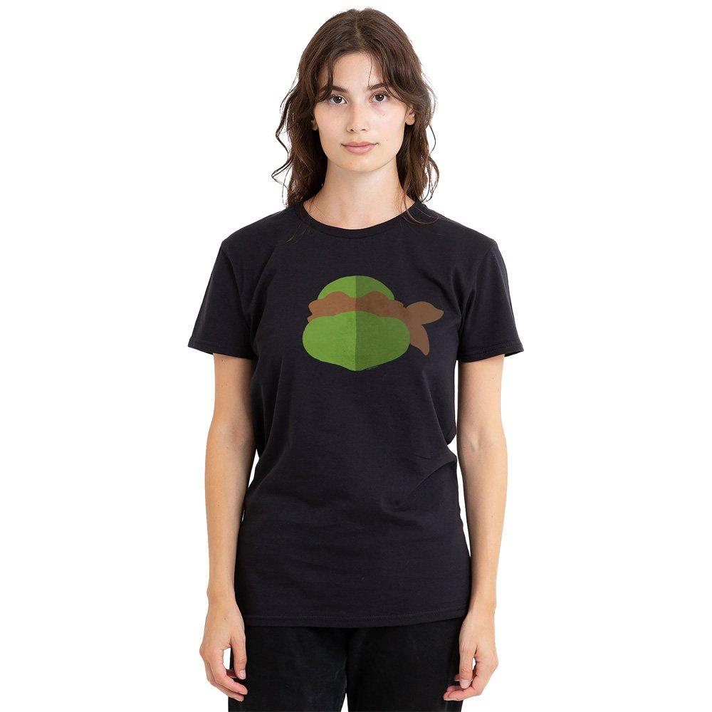 Black - Teenage Mutant Ninja Turtles - Tmnt Mikey Face T-Shirt Black - 1