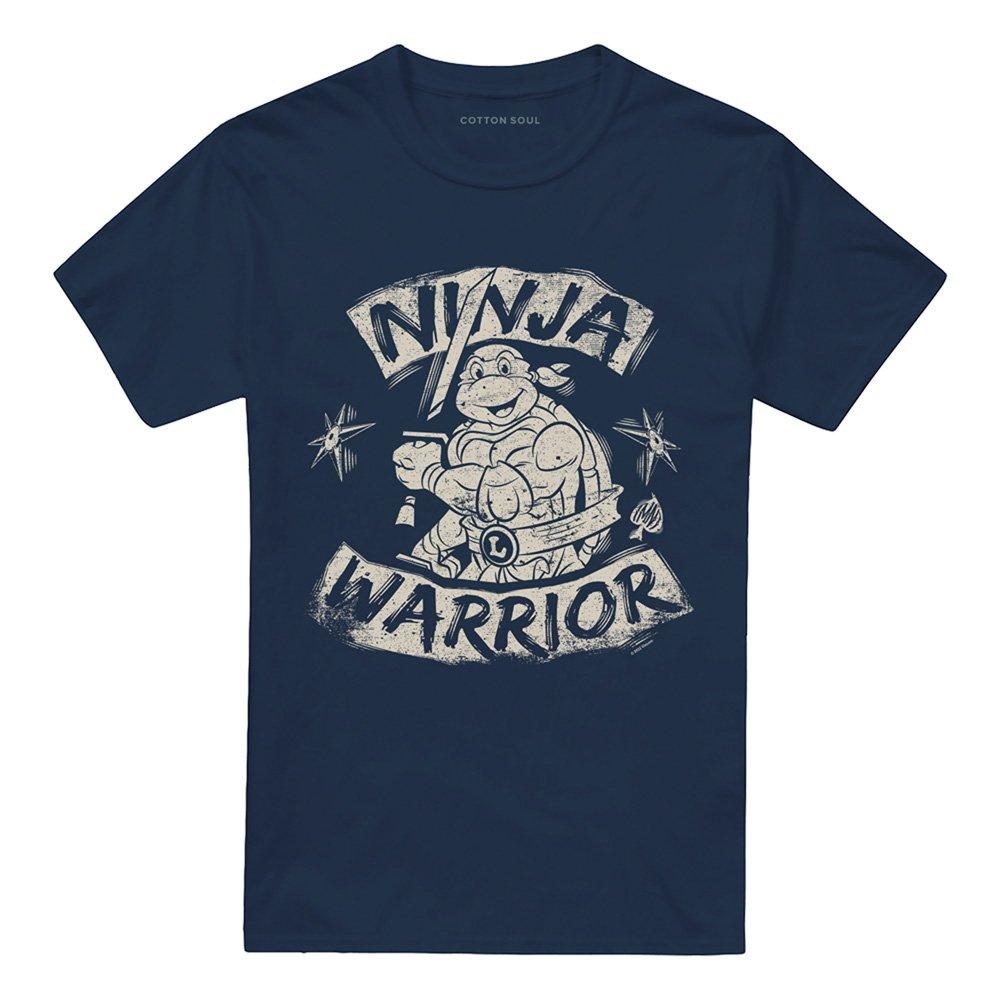 Navy - Teenage Mutant Ninja Turtles - TMNT Ninja Warrior Unisex T Shirt Navy - 4