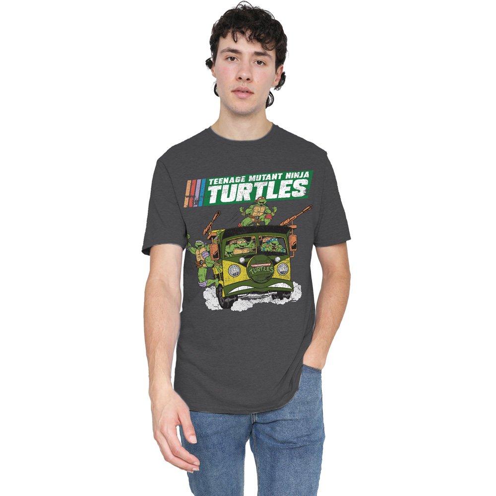 Charcoal - Teenage Mutant Ninja Turtles - Tmnt Tmnt VanT Shirt Charcoal - 1