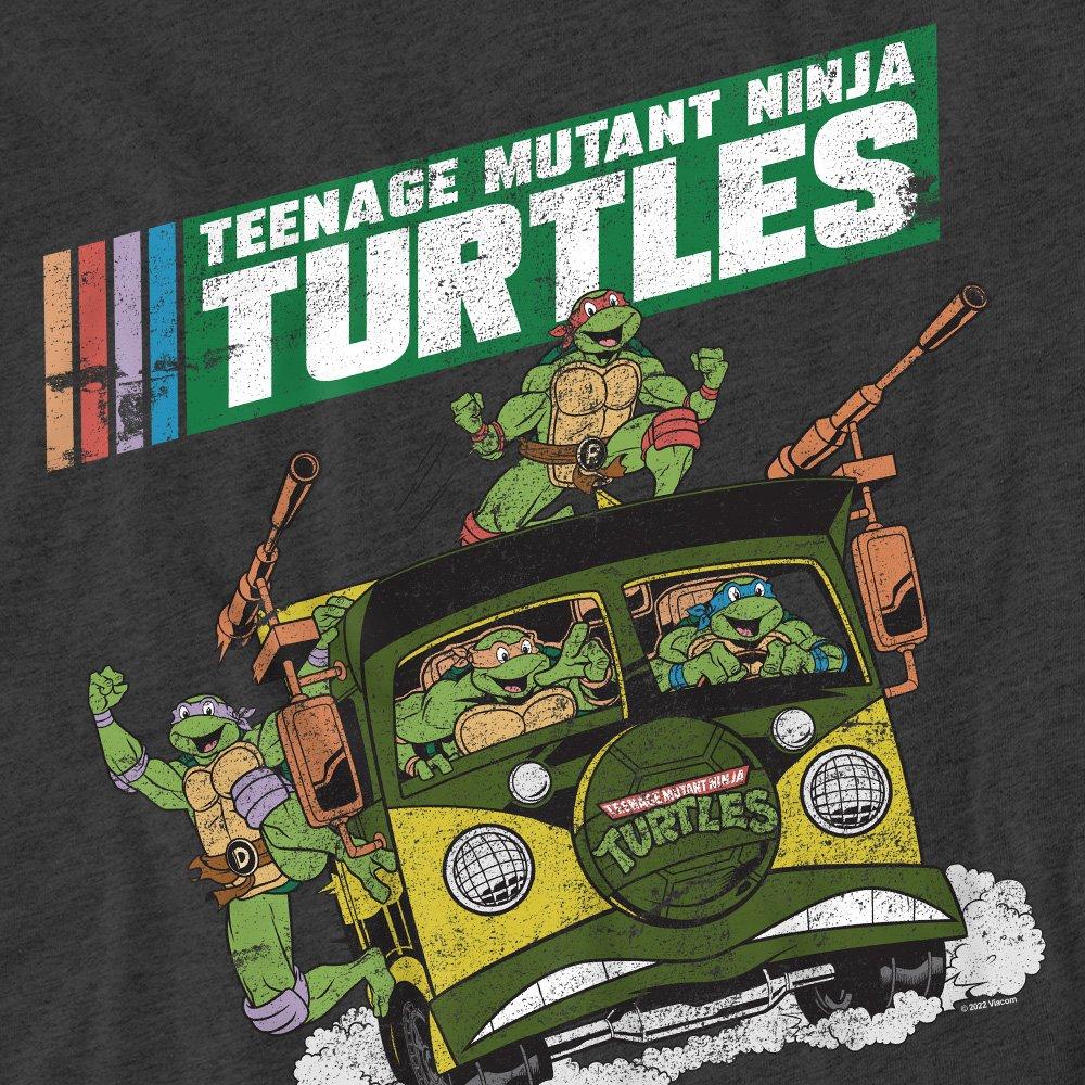 Charcoal - Teenage Mutant Ninja Turtles - Tmnt Tmnt VanT Shirt Charcoal - 2