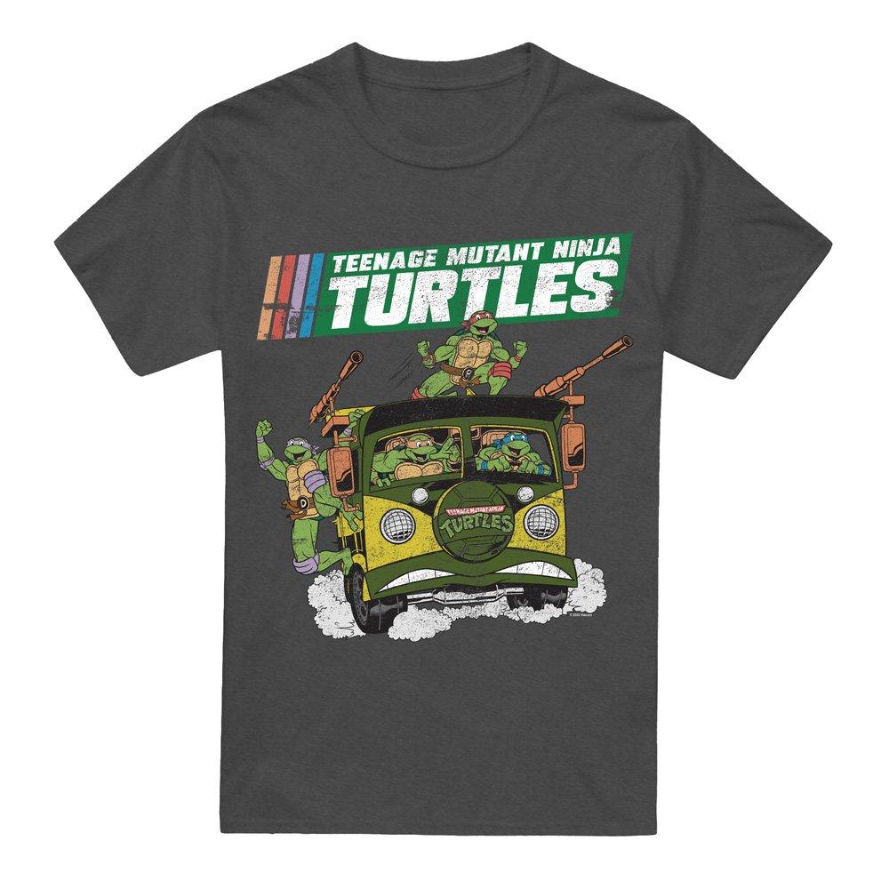 Charcoal - Teenage Mutant Ninja Turtles - Tmnt Tmnt VanT Shirt Charcoal - 4