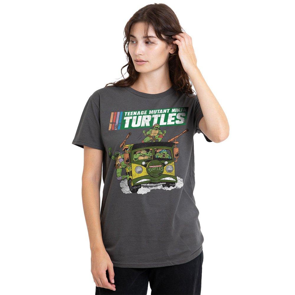Charcoal - Teenage Mutant Ninja Turtles - Tmnt Tmnt Van T-Shirt Charcoal - 1
