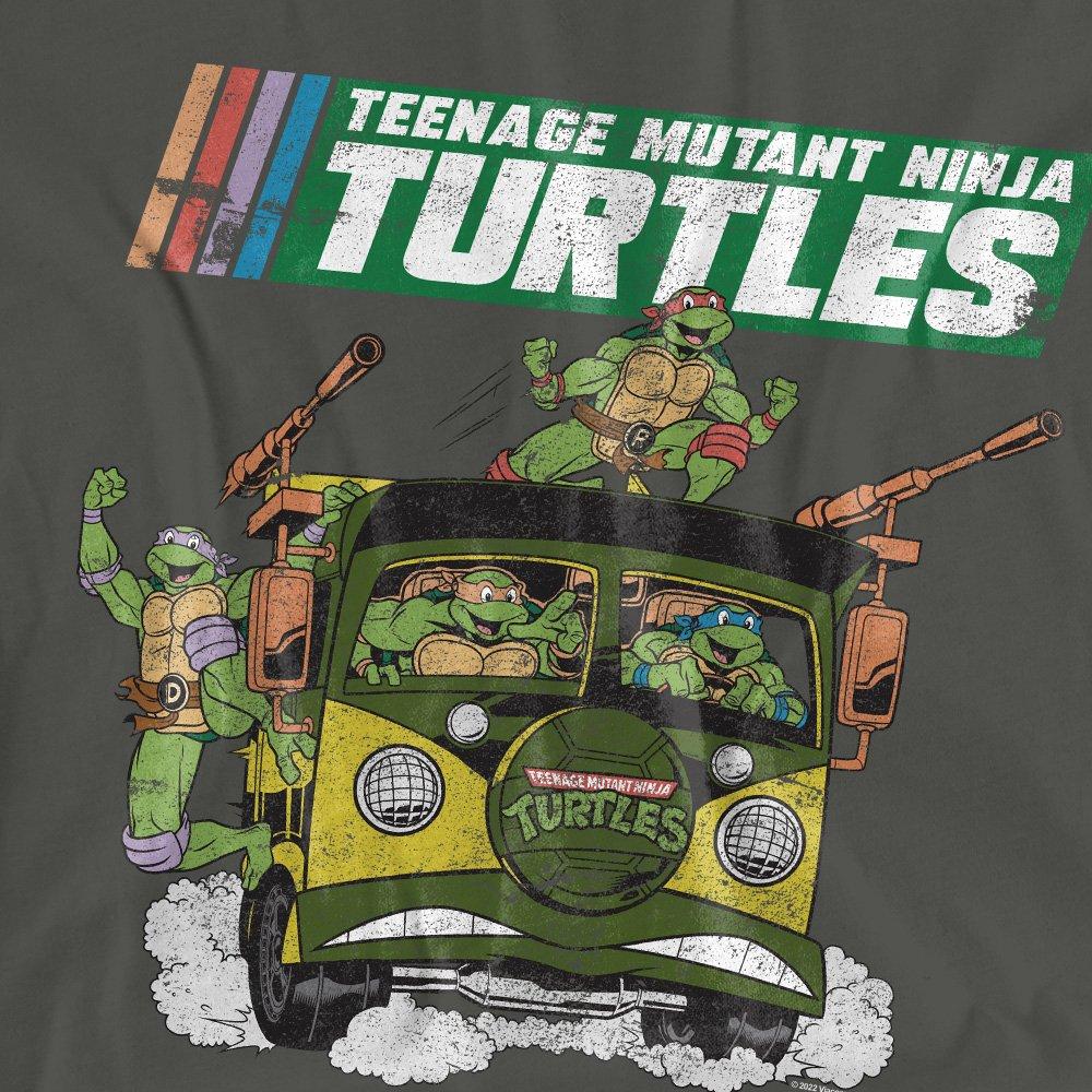 Charcoal - Teenage Mutant Ninja Turtles - Tmnt Tmnt Van T-Shirt Charcoal - 2