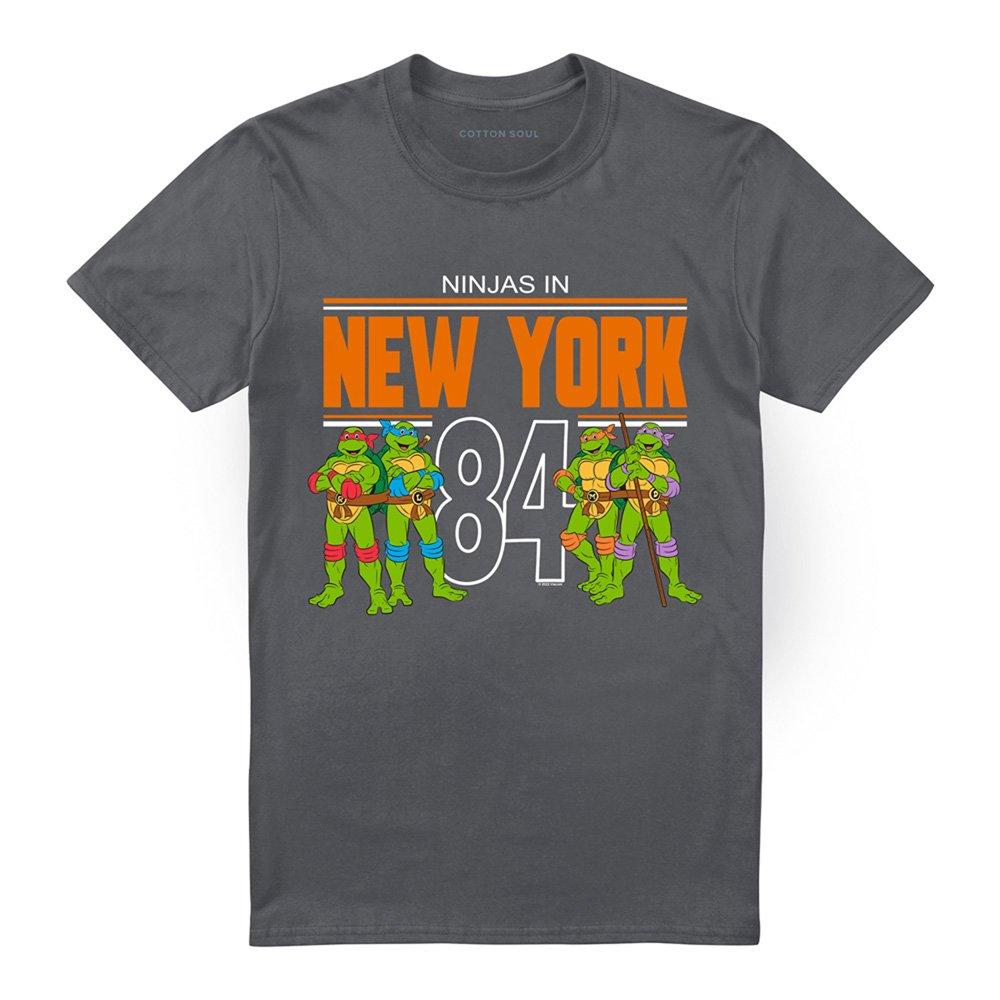 Charcoal - Teenage Mutant Ninja Turtles - Tmnt Tmnt Nyc T Shirt Charcoal - 4
