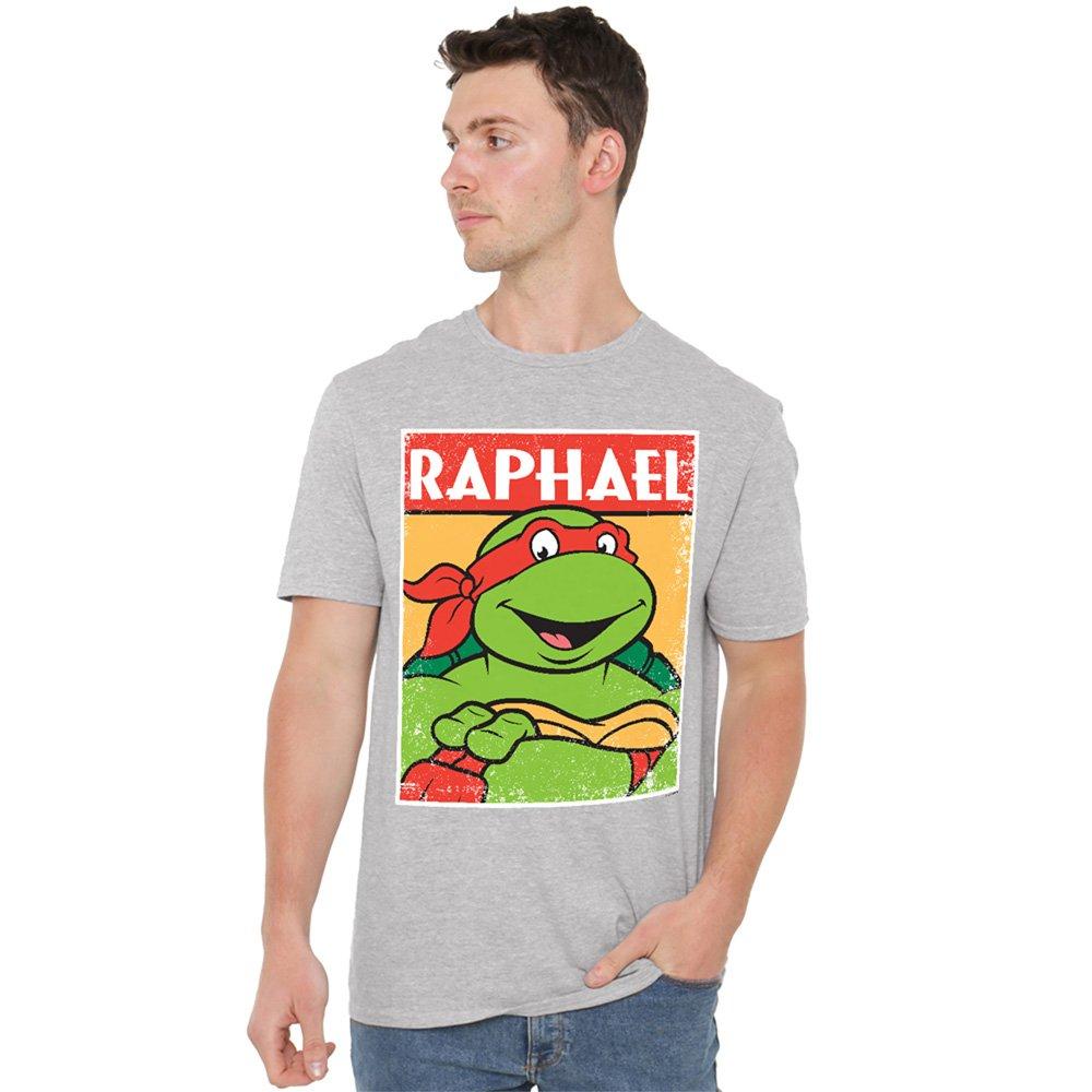 Grey - Teenage Mutant Ninja Turtles - TMNT TMNT Raph Unisex T Shirt Athletic Heather - 1