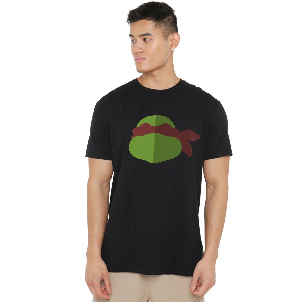 Black - Teenage Mutant Ninja Turtles - TMNT Raph Face Unisex Adult T Shirt Black - 1
