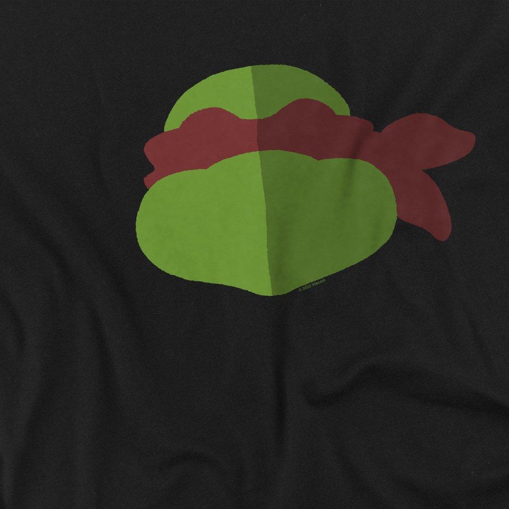 Black - Teenage Mutant Ninja Turtles - TMNT Raph Face Unisex Adult T Shirt Black - 2