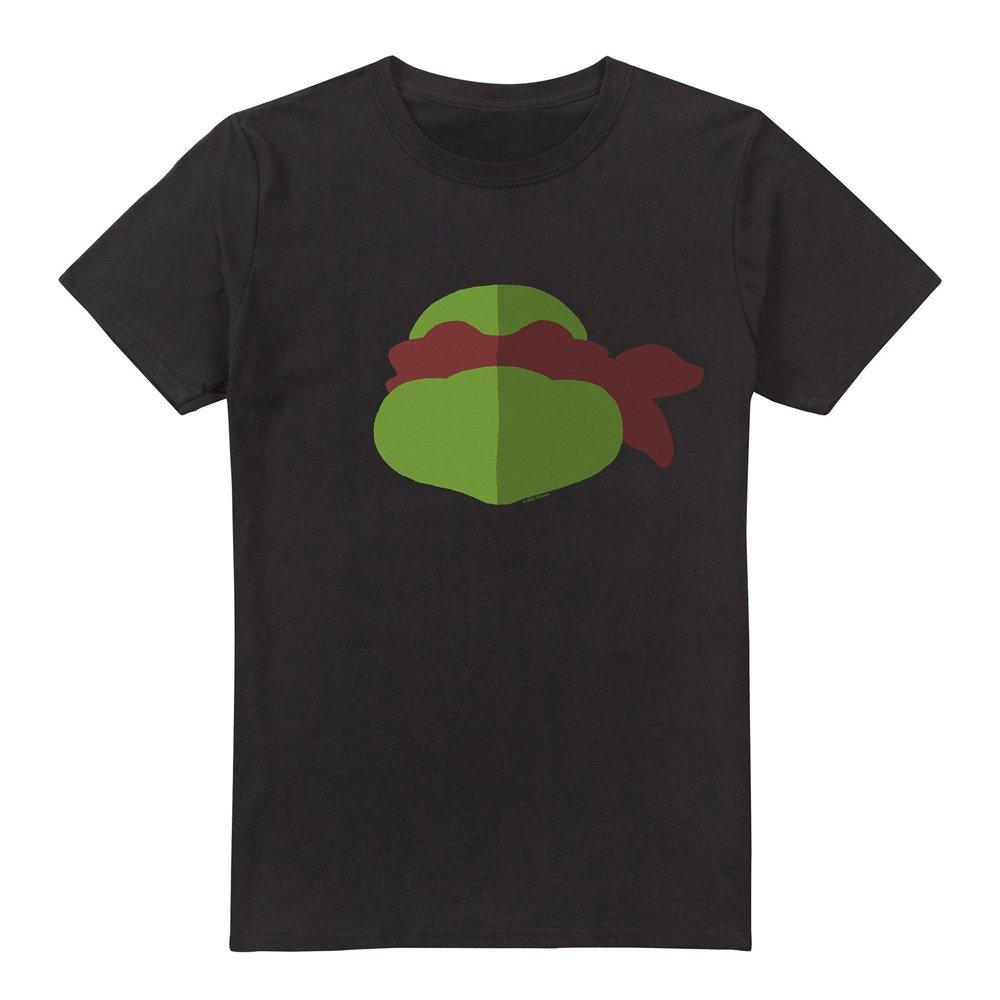 Black - Teenage Mutant Ninja Turtles - TMNT Raph Face Unisex Adult T Shirt Black - 4