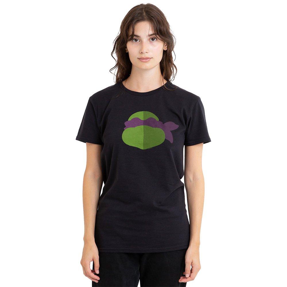Black - Teenage Mutant Ninja Turtles - Tmnt Donnie Face T-Shirt Black - 1