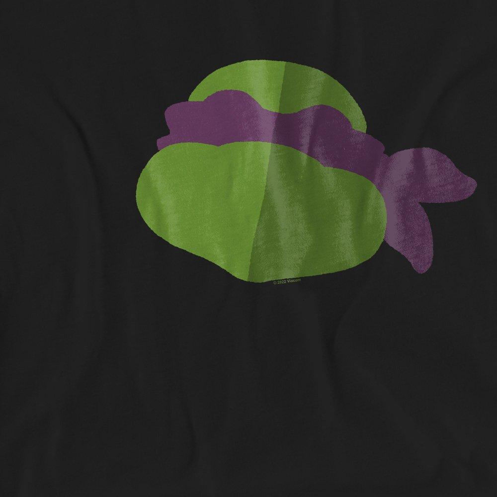 Black - Teenage Mutant Ninja Turtles - Tmnt Donnie Face T-Shirt Black - 2