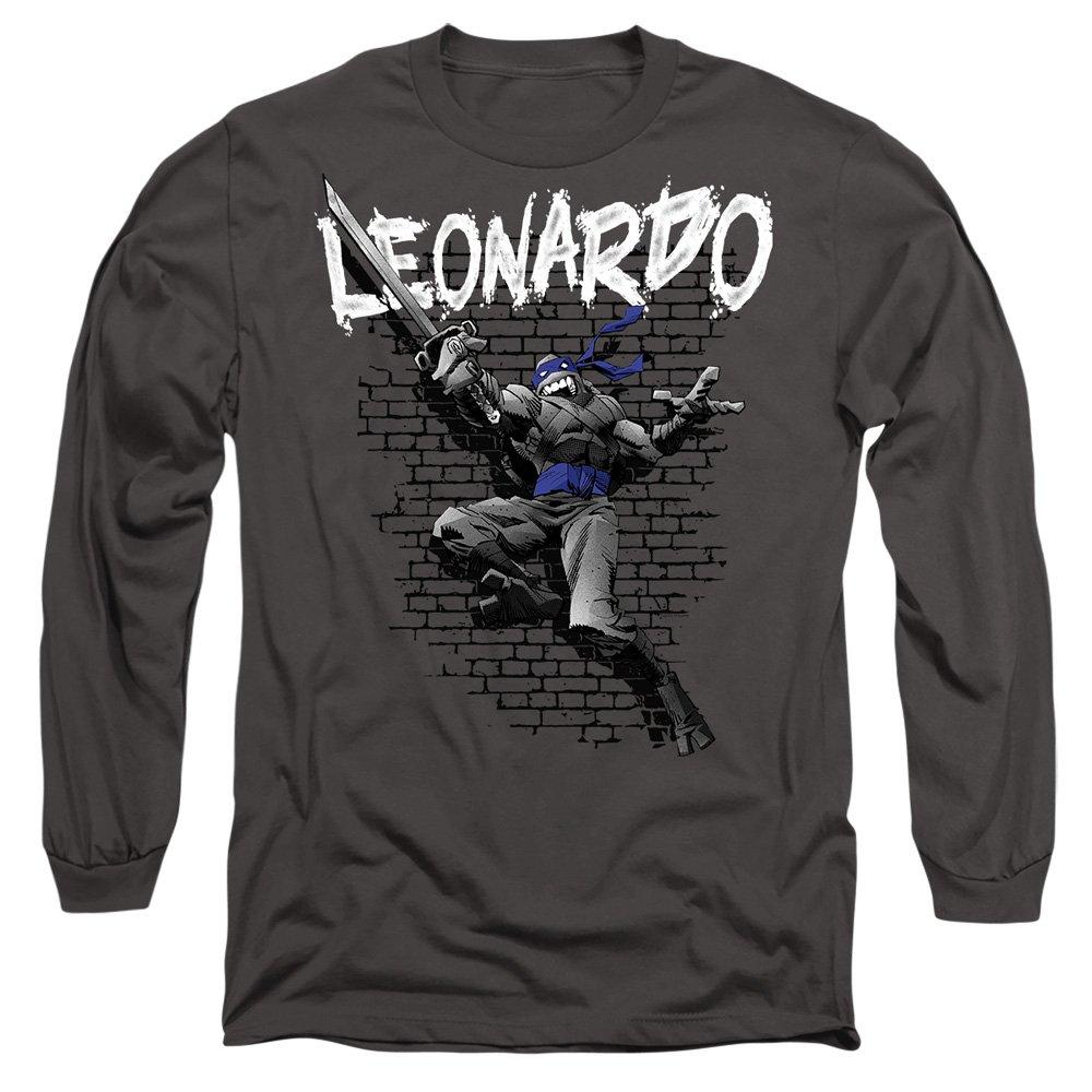 Teenage Mutant Ninja Turtles Tmnt Tmnt Leonardo Mens Long Sleeve T Shirt-Charco