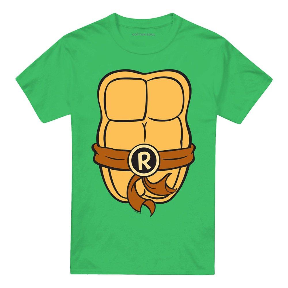 Green - Teenage Mutant Ninja Turtles - Tmnt Raphael Chest T Shirt Kelly Green - 4