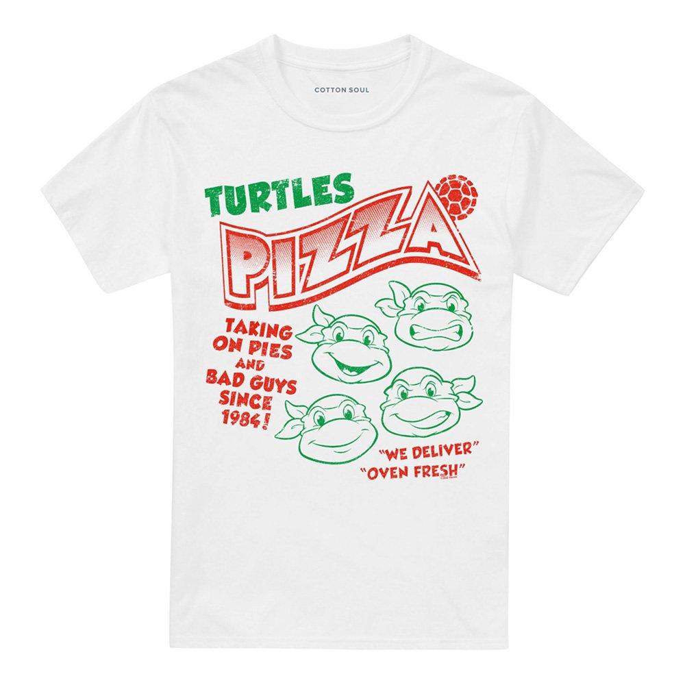 White - Teenage Mutant Ninja Turtles - Tmnt Turtles Pizza T Shirt White - 4