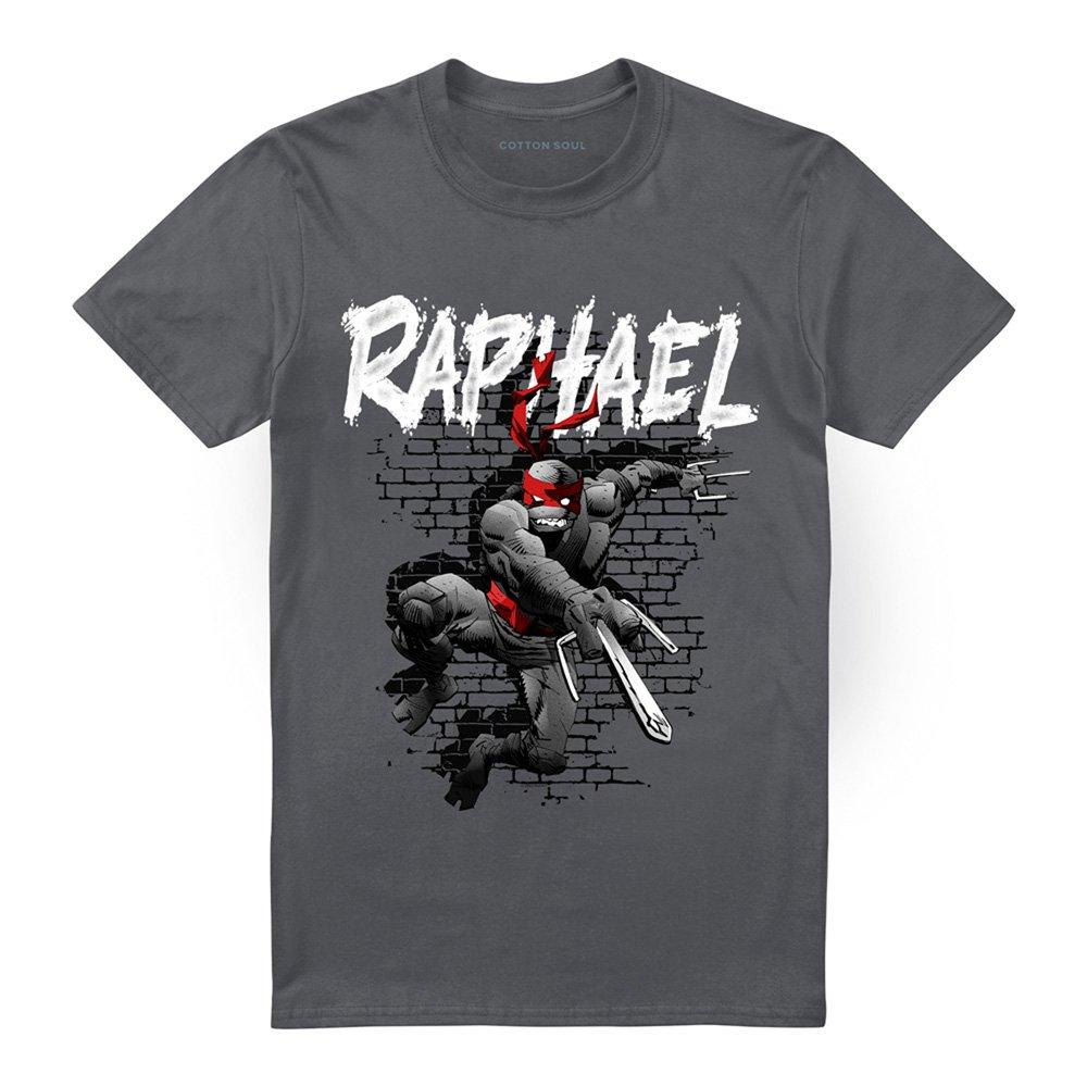 Charcoal - Teenage Mutant Ninja Turtles - Tmnt Tmnt Raphael T Shirt Charcoal - 4