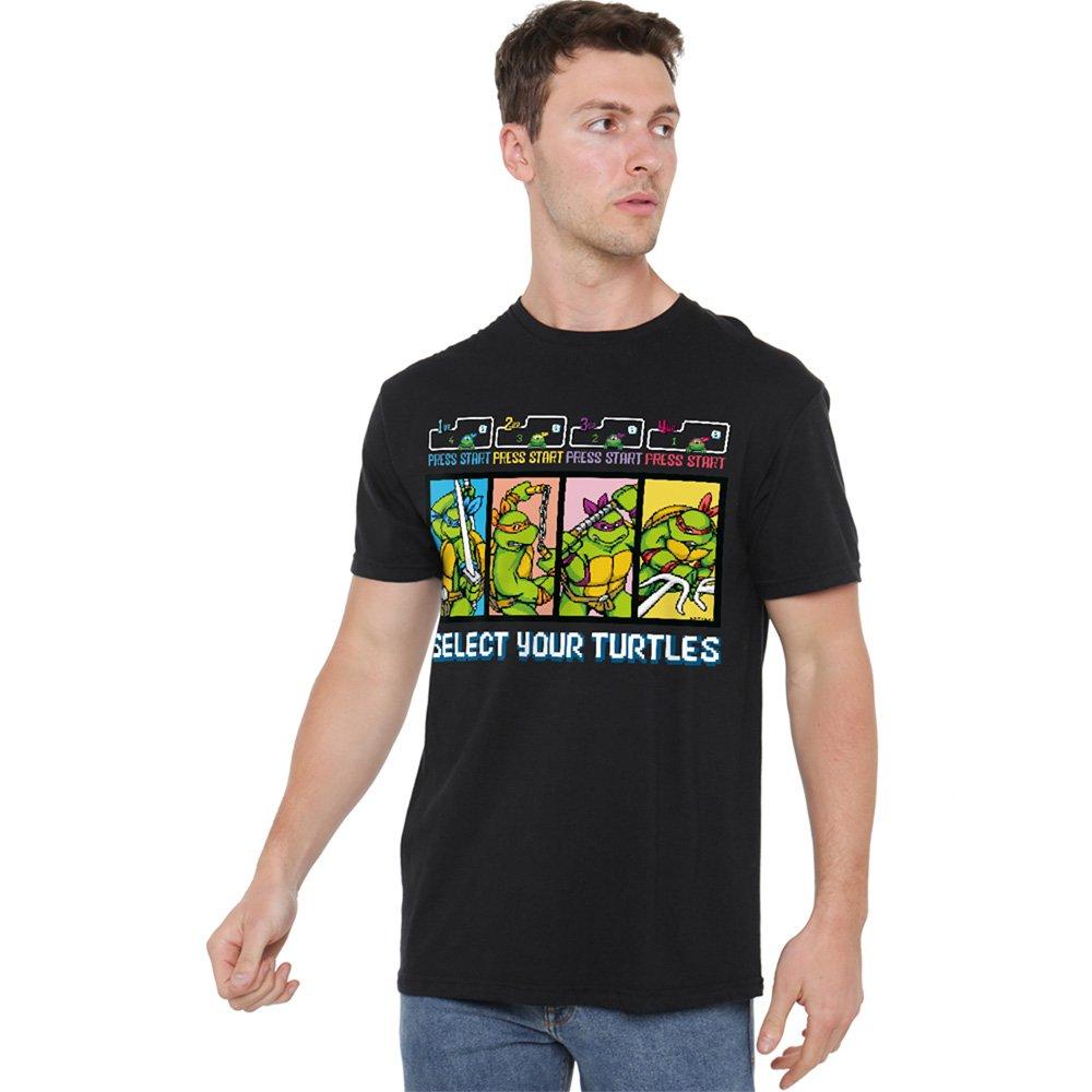 Black - Teenage Mutant Ninja Turtles - Tmnt Select Your Turtles T Shirt Black - 1
