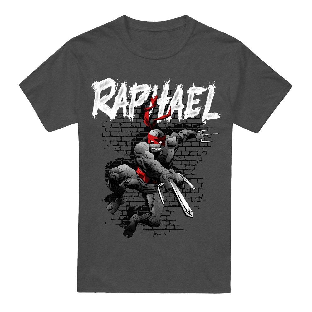 Charcoal - Teenage Mutant Ninja Turtles - Tmnt Tmnt Raphael T-Shirt-Charcoal - 4