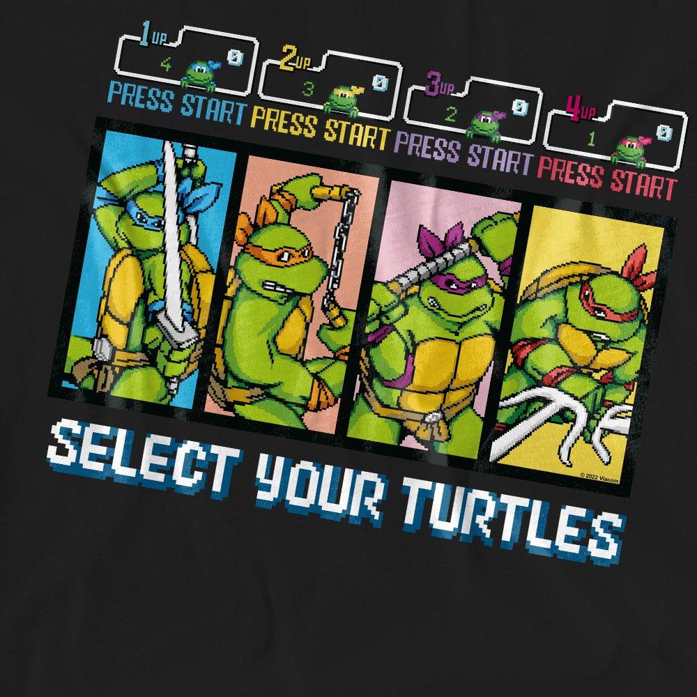 Black - Teenage Mutant Ninja Turtles - TMNT Select Your Turtles Ladies T Shirt Black - 2