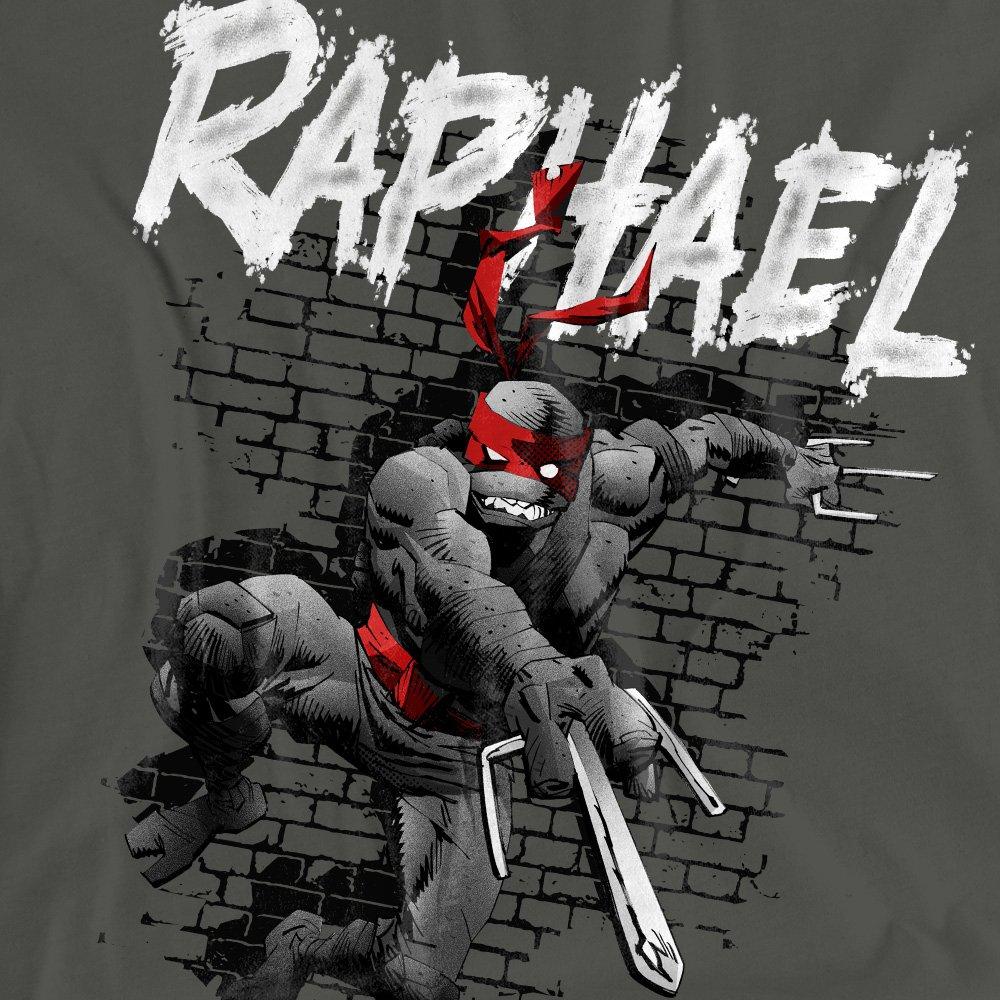 Charcoal - Teenage Mutant Ninja Turtles - TMNT TMNT Raphael Ladies T Shirt Charcoal - 2