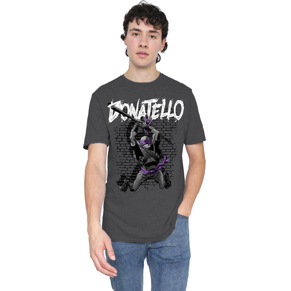 Charcoal - Teenage Mutant Ninja Turtles - Tmnt Tmnt Donatello T-Shirt-Charcoal - 1
