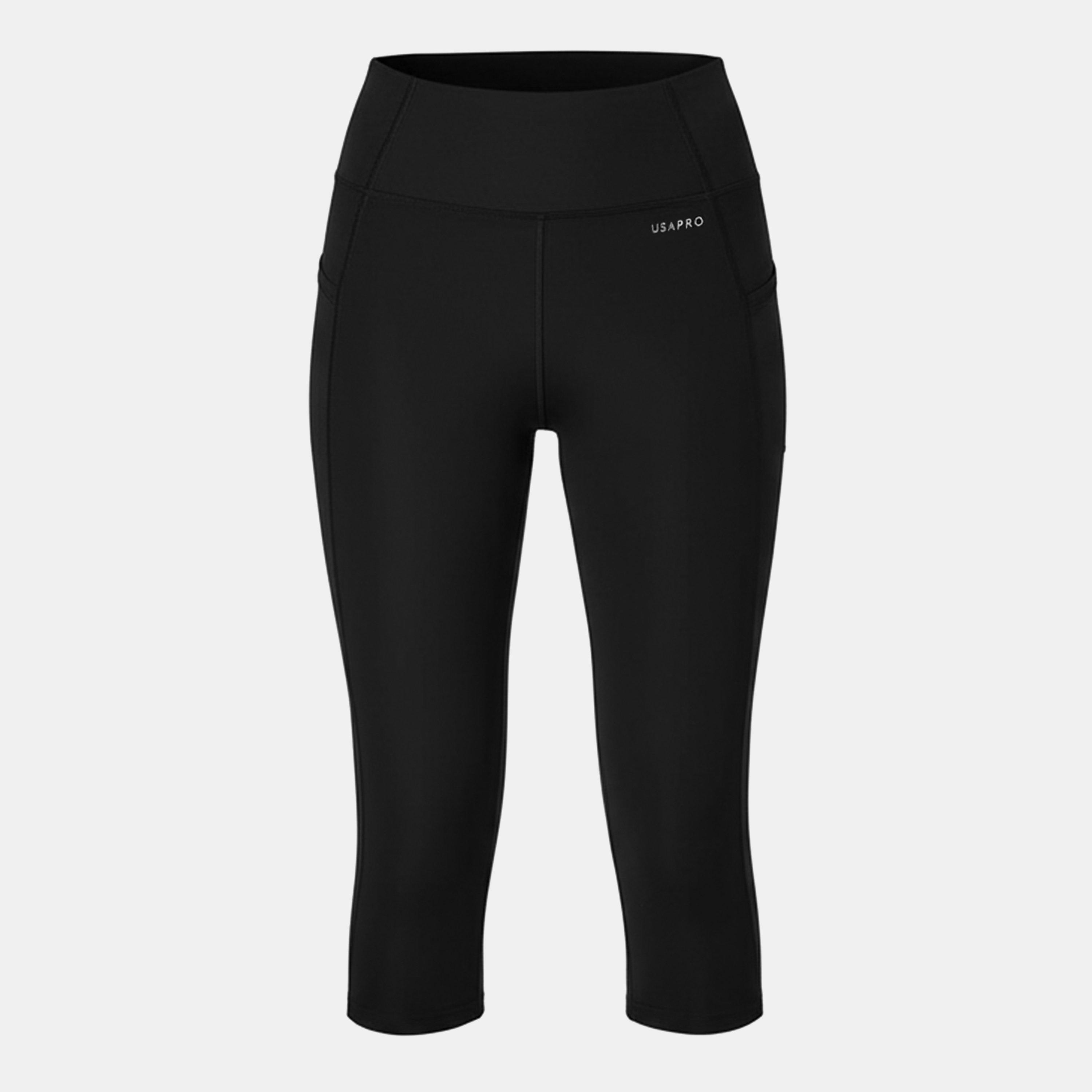 Zwart - USA Pro - Capri Cropped Leggings - 1