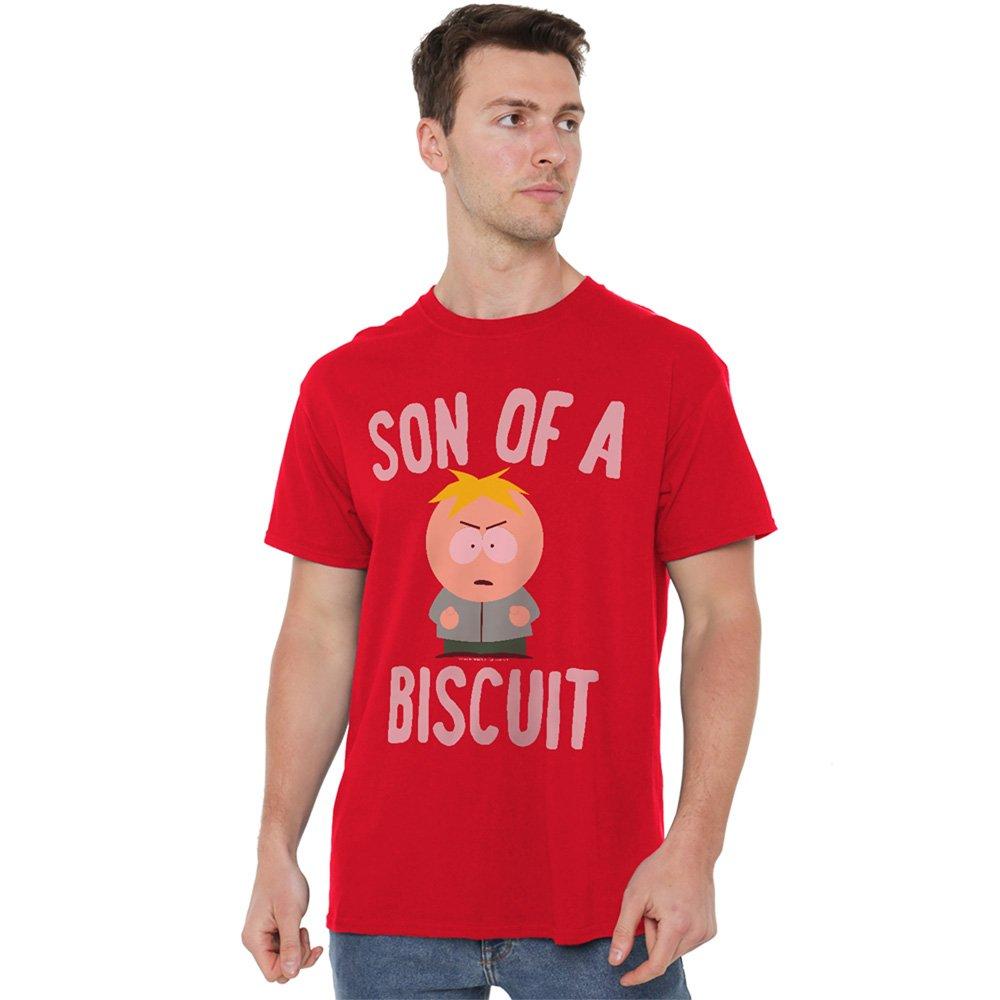 Red - South Park - South Park The Butters Biscuit Unisex Adult T Shir - 1