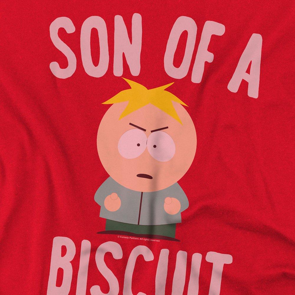 Red - South Park - South Park The Butters Biscuit Unisex Adult T Shir - 2