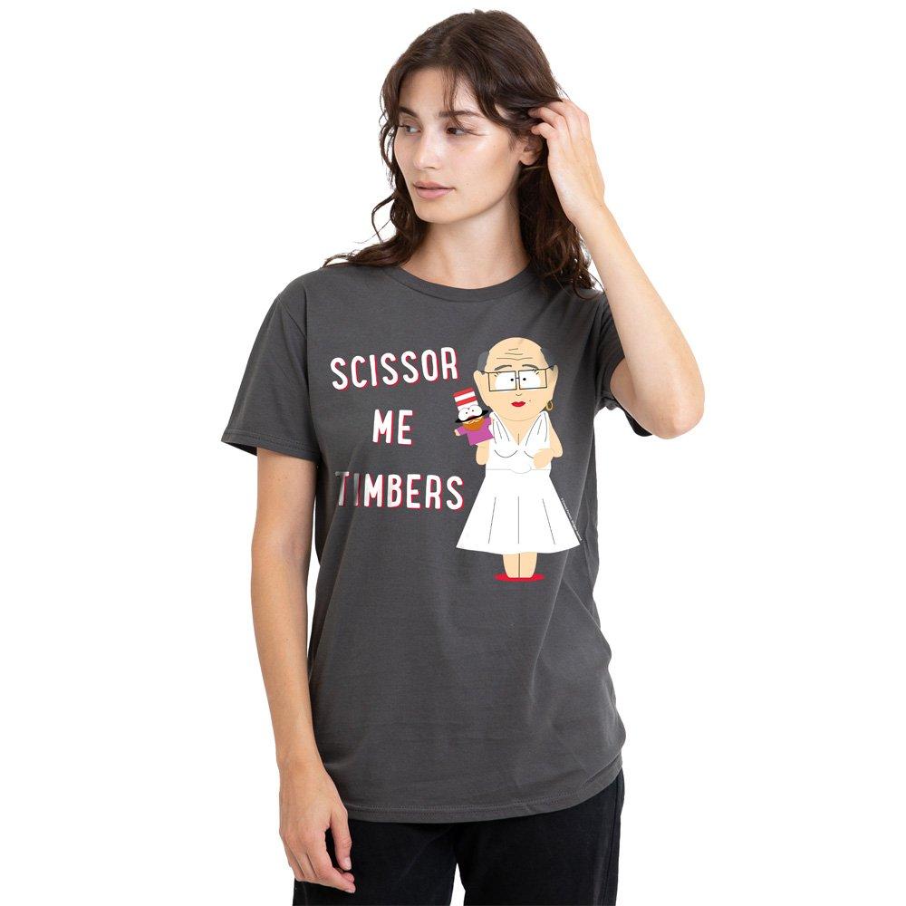 Charcoal - South Park - South Park Scissor Me Timbers T-Shirt Charcoal - 1
