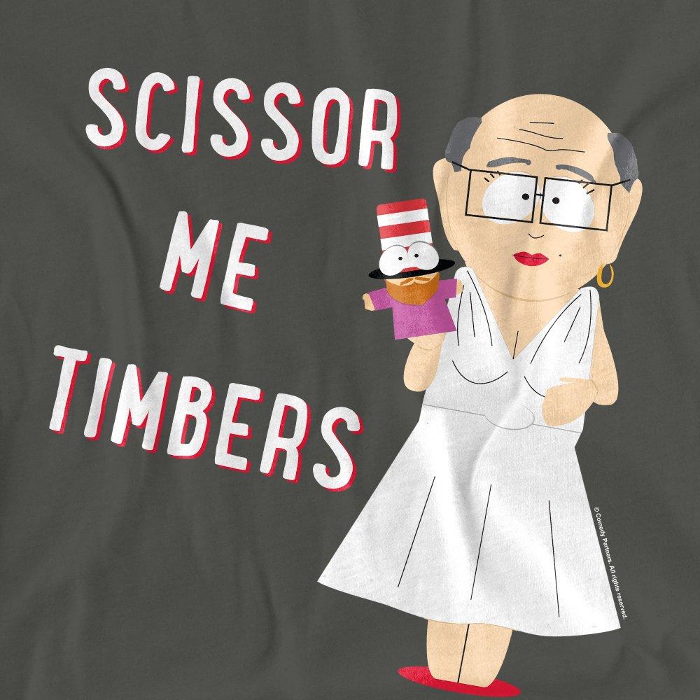 Charcoal - South Park - South Park Scissor Me Timbers T-Shirt Charcoal - 2