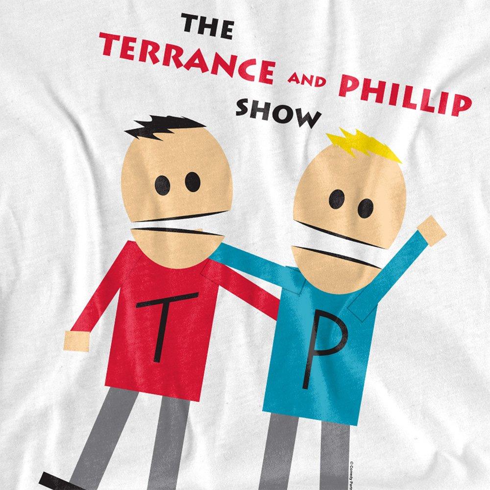 White - South Park - South Park Terrance And Phillip Unisex T Shirt Wh - 2