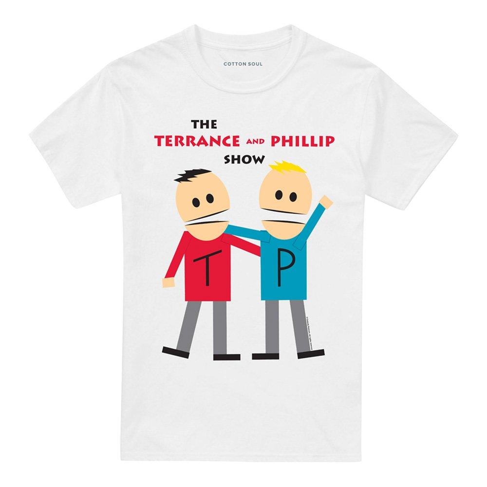 White - South Park - South Park Terrance And Phillip Unisex T Shirt Wh - 4