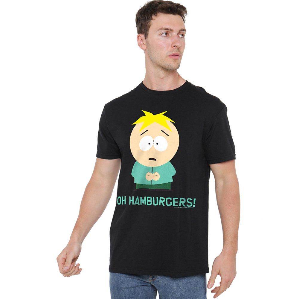 Black - South Park - South Park Butters Oh Hamburgers T Shirt Black - 1