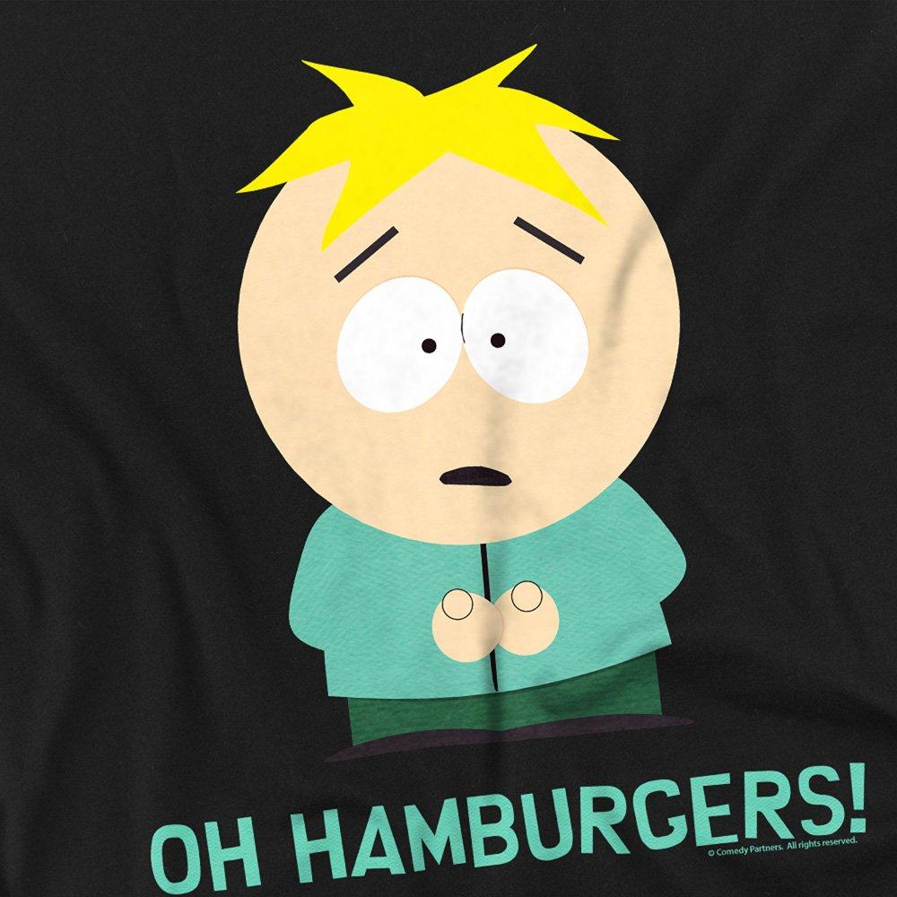 Black - South Park - South Park Butters Oh Hamburgers T Shirt Black - 2