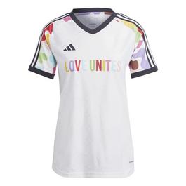 adidas French Connection Graues T-Shirt mit schmalen Streifen