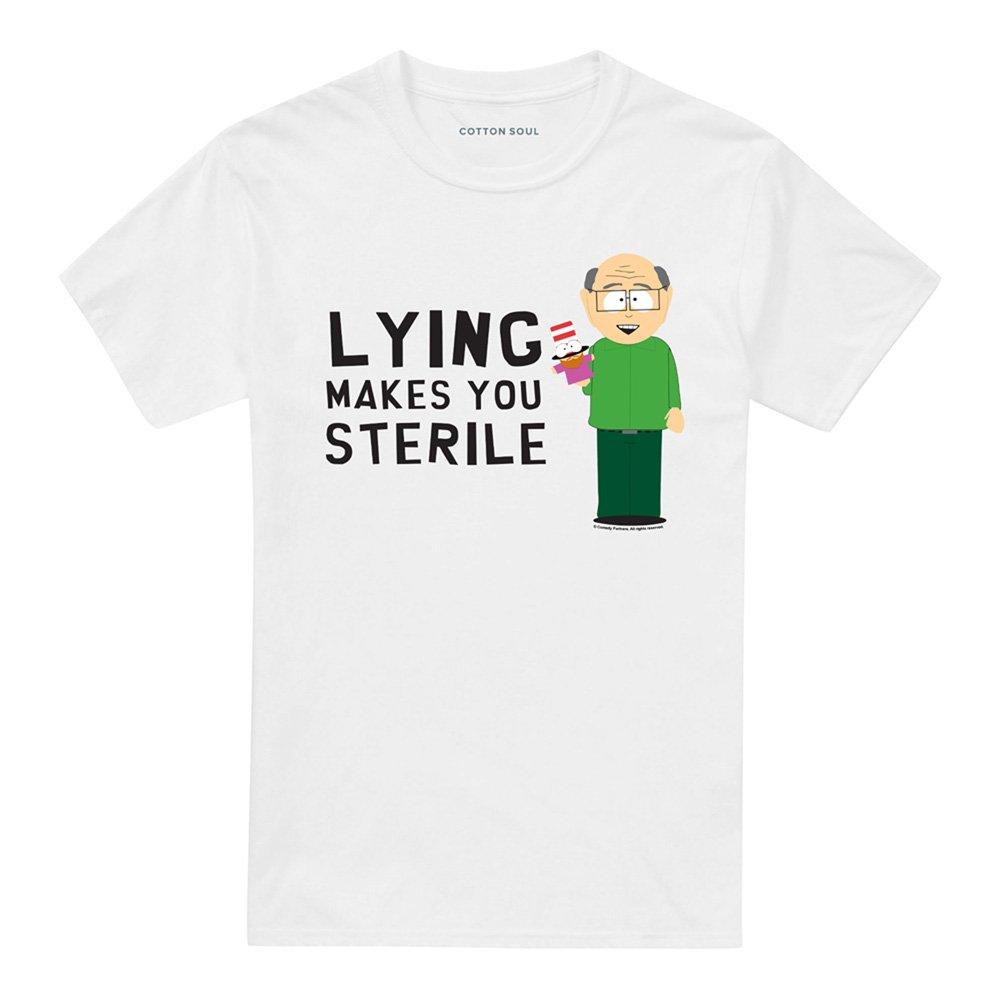 White - South Park - South Park Lying Makes You Sterile Unisex T Shirt - 4