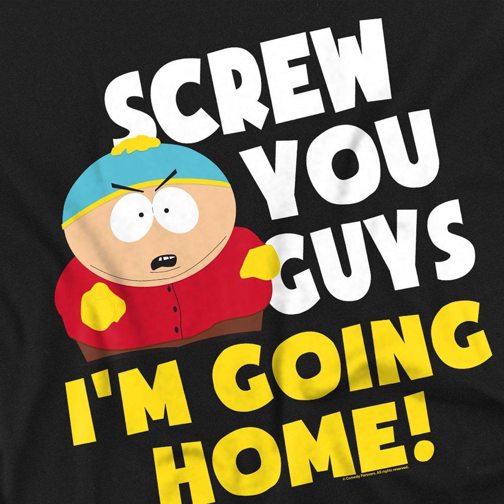 Black - South Park - South Park Cartman Screw You Guys T Shirt Black - 2