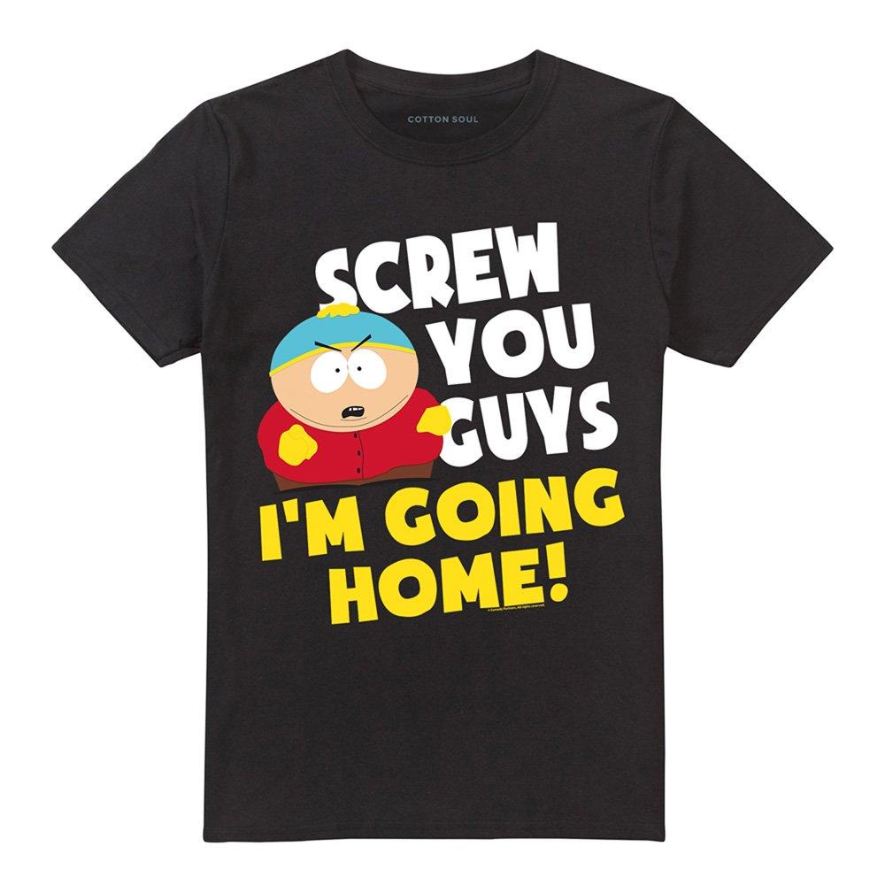 Black - South Park - South Park Cartman Screw You Guys T Shirt Black - 4