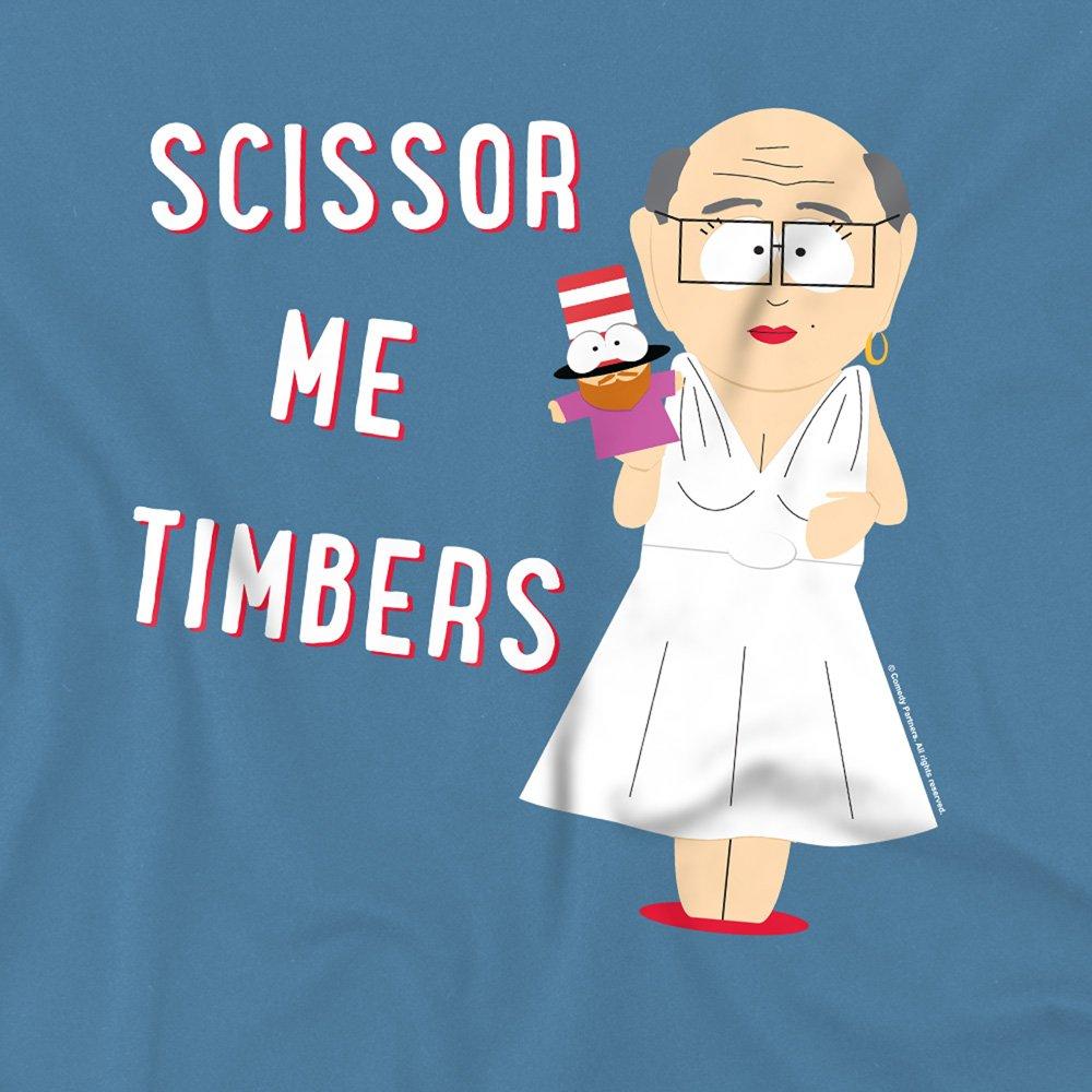 Charcoal - South Park - South Park Scissor Me Timbers Unisex T Shirt Char - 2