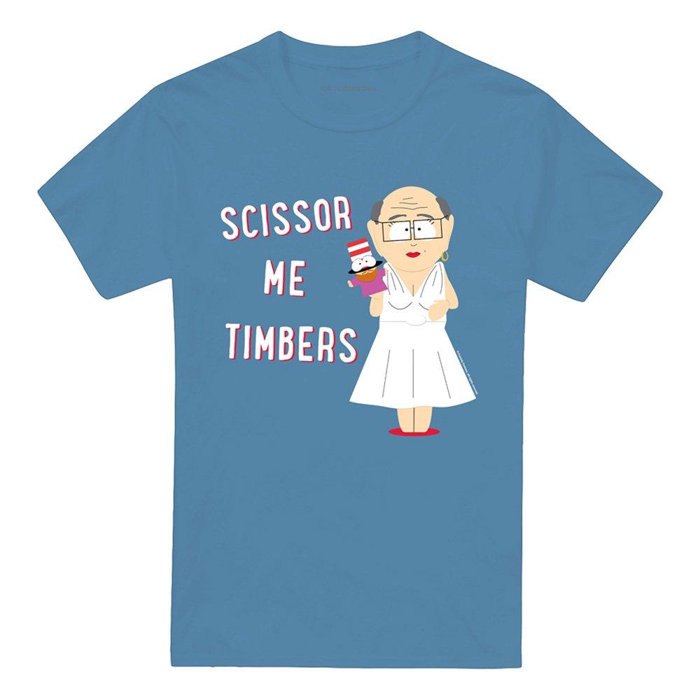 Charcoal - South Park - South Park Scissor Me Timbers Unisex T Shirt Char - 4