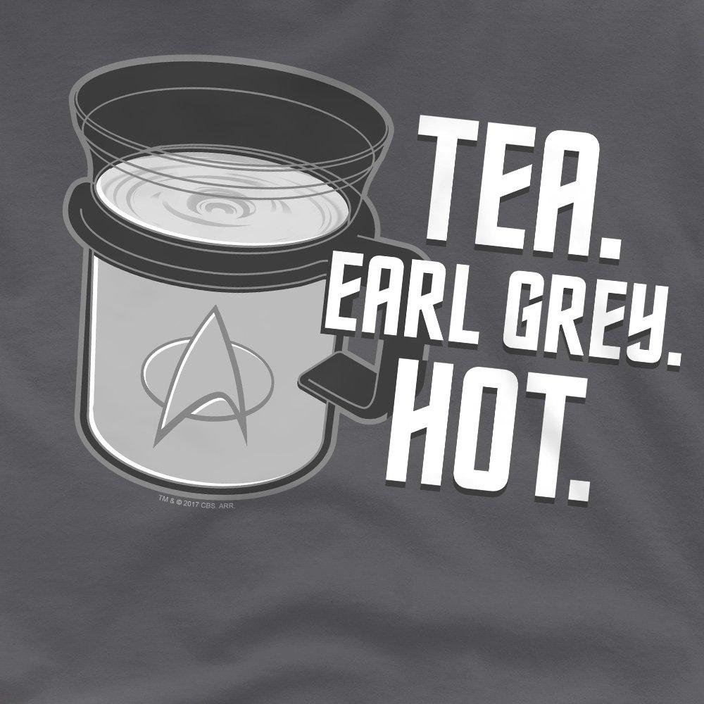 Charcoal - Star Trek - Star Trek Earl Grey Unisex T Shirt Charcoal - 2